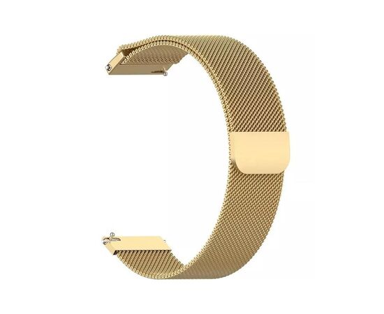 Ремешок для смарт-часов BeCover для Samsung Galaxy Watch 46mm/Watch 3 45mm/Gear S3 Classic/Gear S3 Frontier Gold (707786)