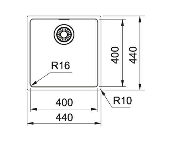 Мойка кухонная Franke 122.0598.646, изображение 2 Мойка кухонная Franke 122.0598.646, изображение 2