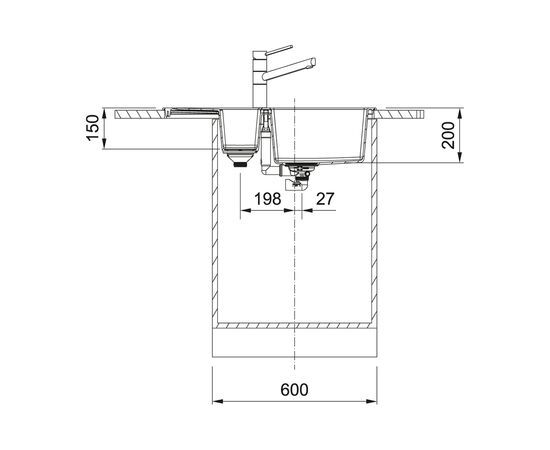 Мойка кухонная Franke 143.0632.391, изображение 3 Мойка кухонная Franke 143.0632.391, изображение 3