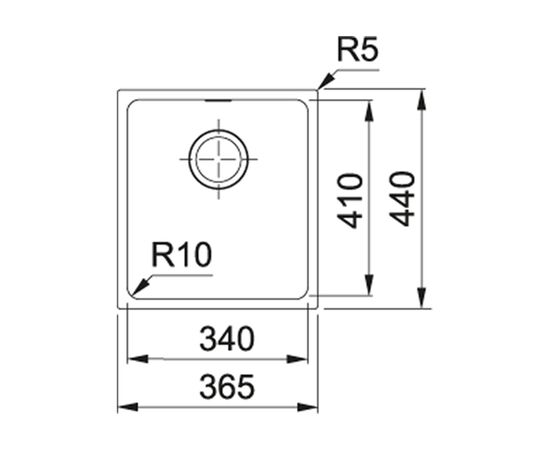 Мойка кухонная Franke 144.0649.550, изображение 2 Мойка кухонная Franke 144.0649.550, изображение 2