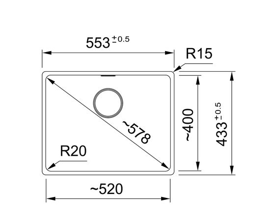 Мойка кухонная Franke 114.0701.819, изображение 2 Мойка кухонная Franke 114.0701.819, изображение 2