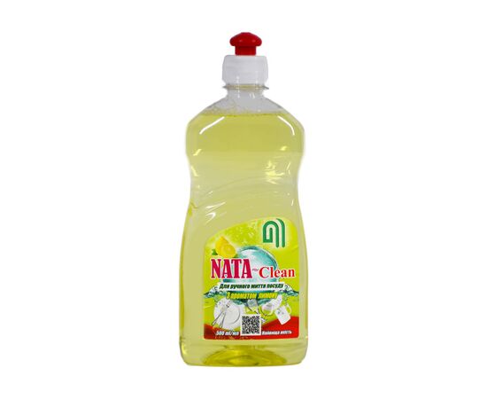 Средство для ручного мытья посуды Nata Group Nata-Clean С ароматом лимона пуш-пул 500 мл (4823112600717)