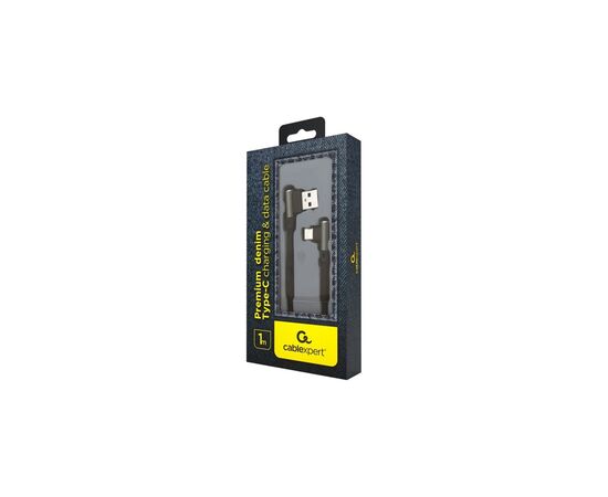 Дата кабель USB 2.0 AM to Type-C 1.0m 2.1A Cablexpert (CC-USB2J-AMLCML-1M), изображение 3 Дата кабель USB 2.0 AM to Type-C 1.0m 2.1A Cablexpert (CC-USB2J-AMLCML-1M), изображение 3