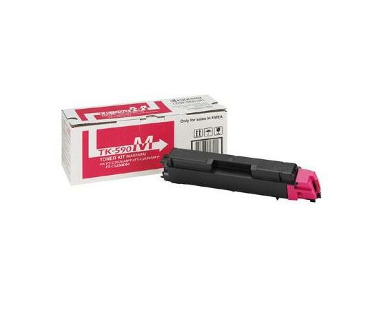Тонер-картридж Kyocera TK-590M magenta (FS-C2026/2126/5250) (1T02KVBNL0)