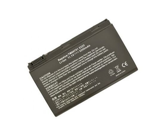 Аккумулятор для ноутбука AlSoft Acer TM00741 5200mAh 6cell 11.1V Li-ion (A41015), изображение 2 Аккумулятор для ноутбука AlSoft Acer TM00741 5200mAh 6cell 11.1V Li-ion (A41015), изображение 2