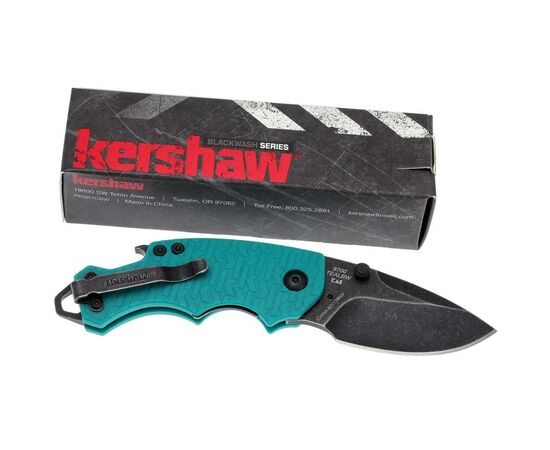 Нож Kershaw Shuffle голубой (8700TEALBW), изображение 8 Нож Kershaw Shuffle голубой (8700TEALBW), изображение 8