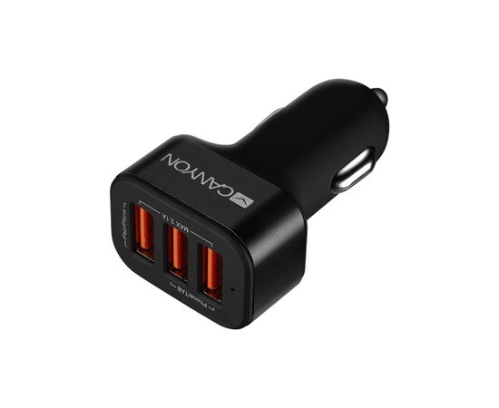 Зарядное устройство Canyon Universal 3xUSB car adapter (CNE-CCA06B)