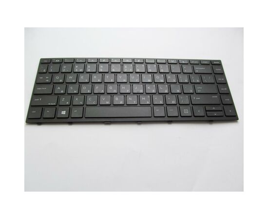 Клавіатура ноутбука HP ProBook 430 G5, 440 G5, 445 G5 черная с черной рамкой с подс (A46161)