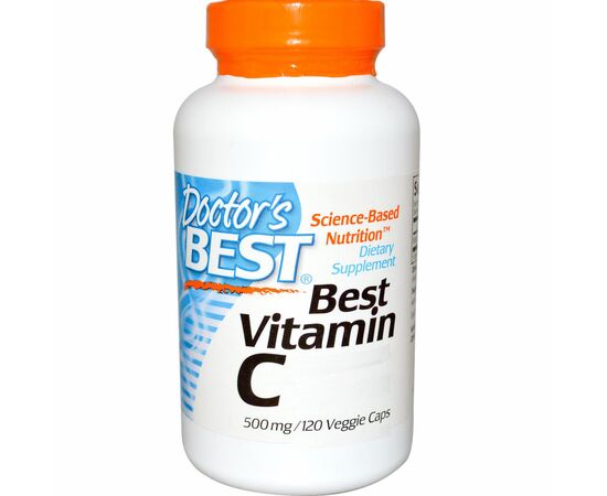 Витамин Doctor's Best Витамин С 500мг, 120 гелевых капсул (DRB-00256)