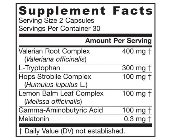 Аминокислота Jarrow Formulas Нормализация сна, Sleep Optimizer, 60 вегетарианских капсул (JRW-29049), изображение 2 Аминокислота Jarrow Formulas Нормализация сна, Sleep Optimizer, 60 вегетарианских капсул (JRW-29049), изображение 2