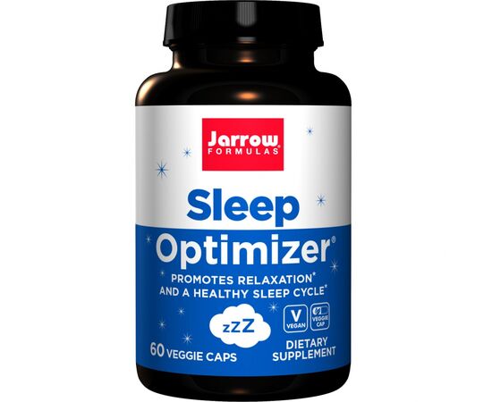 Аминокислота Jarrow Formulas Нормализация сна, Sleep Optimizer, 60 вегетарианских капсул (JRW-29049)