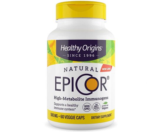 Витаминно-минеральный комплекс Healthy Origins Эпикор, Природная Защита Иммунитета 500мг, EpiCor, 60 гелев (HO57885)