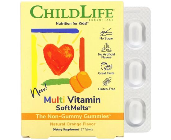 Мультивитамин ChildLife Мультивитамины для детей со вкусом натурального апель (CDL-10850)