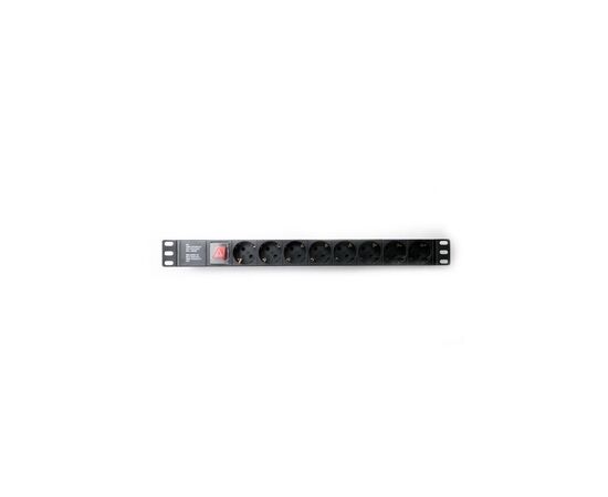 Силовий блок Eserver 19" 8 розеток, выкл., алюм. корпус PDU 220В, 16А (WT-2261A-GER-8WAY-WO), зображення 2 Силовий блок Eserver 19" 8 розеток, выкл., алюм. корпус PDU 220В, 16А (WT-2261A-GER-8WAY-WO), зображення 2