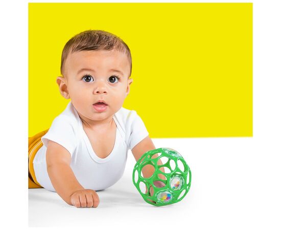 Погремушка Bright Starts Oball Rattle салатовая (11483.02), изображение 3 Погремушка Bright Starts Oball Rattle салатовая (11483.02), изображение 3