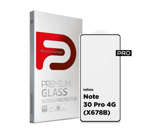 Скло захисне Armorstandart Pro Infinix Note 30 Pro 4G (X678B) Black (ARM68996)