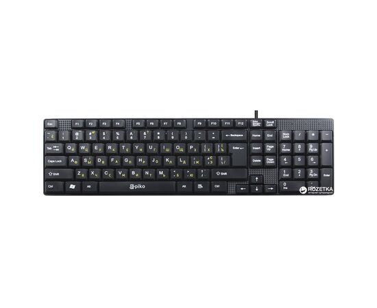 Клавиатура Piko KB-005 USB Black (1283126472459)