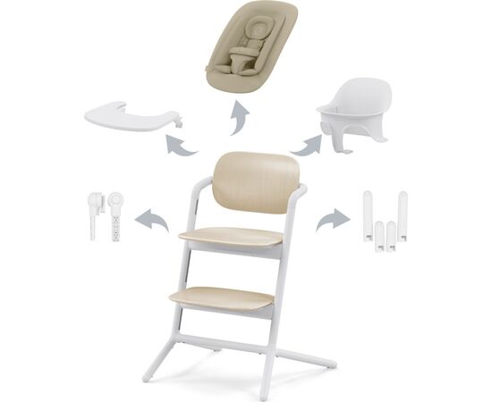 Стілець для годування Cybex Lemo 4в1 Sand White (521003223)