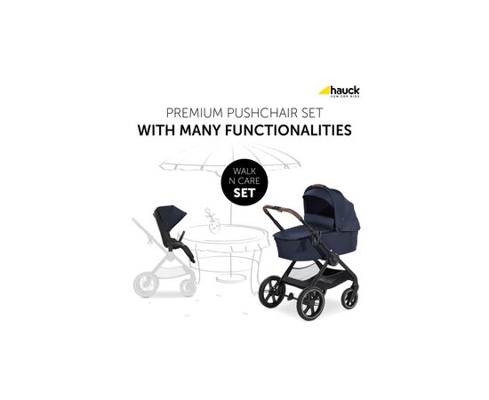 Коляска Hauck 2 в 1 Walk N Care (Dark Navy Blue) (16545-4), изображение 11 Коляска Hauck 2 в 1 Walk N Care (Dark Navy Blue) (16545-4), изображение 11