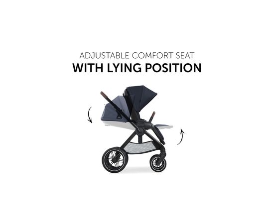 Коляска Hauck 2 в 1 Walk N Care (Dark Navy Blue) (16545-4), изображение 7 Коляска Hauck 2 в 1 Walk N Care (Dark Navy Blue) (16545-4), изображение 7