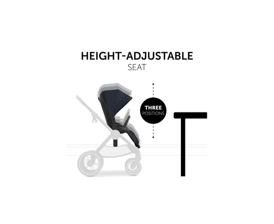 Коляска Hauck 2 в 1 Walk N Care (Dark Navy Blue) (16545-4), изображение 8 Коляска Hauck 2 в 1 Walk N Care (Dark Navy Blue) (16545-4), изображение 8