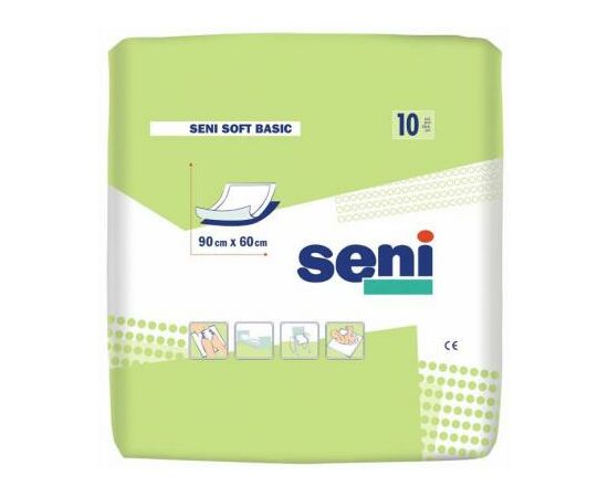 Пелюшки для малюків Seni Soft Basic 90х60 см 10 шт (5900516692469)