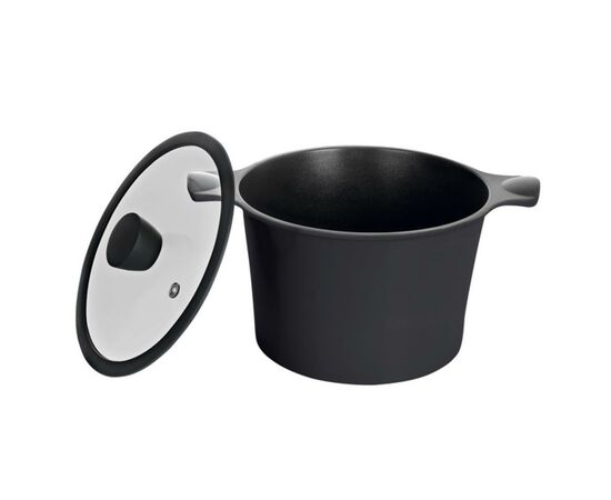 Кастрюля Ringel Zitrone black с крышкой 5,8 л (RG-2108-24/2 BL), изображение 2 Кастрюля Ringel Zitrone black с крышкой 5,8 л (RG-2108-24/2 BL), изображение 2