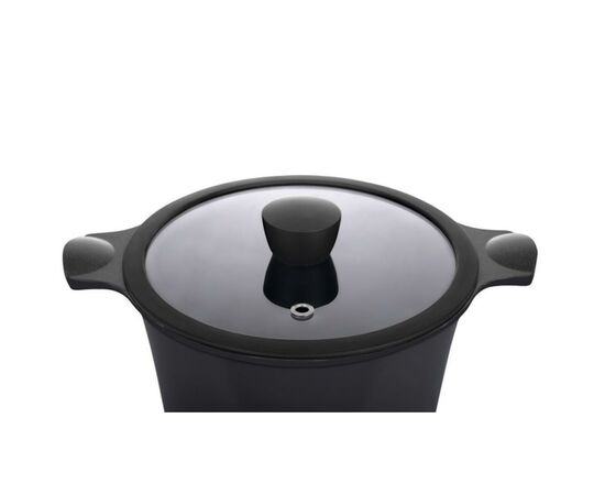 Кастрюля Ringel Zitrone black с крышкой 5,8 л (RG-2108-24/2 BL), изображение 3 Кастрюля Ringel Zitrone black с крышкой 5,8 л (RG-2108-24/2 BL), изображение 3