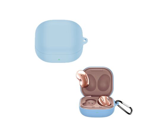 Чехол для наушников BeCover Silicon для Samsung Galaxy Buds 2/Buds 2 Pro/Buds Live/Buds Pro Light Blue (709588), изображение 2