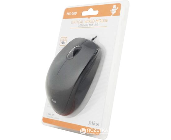 Мышка Piko MS-009 USB Black (1283126467158), изображение 3 Мышка Piko MS-009 USB Black (1283126467158), изображение 3