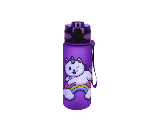Поильник-непроливайка Cool For School Rainbow Cat, 500 мл, фиолетовая (CF61310)