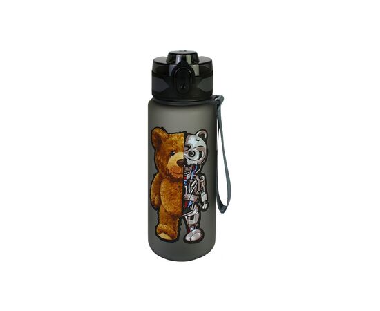 Поильник-непроливайка Cool For School Robo Bear, 500 мл, черная (CF61307)