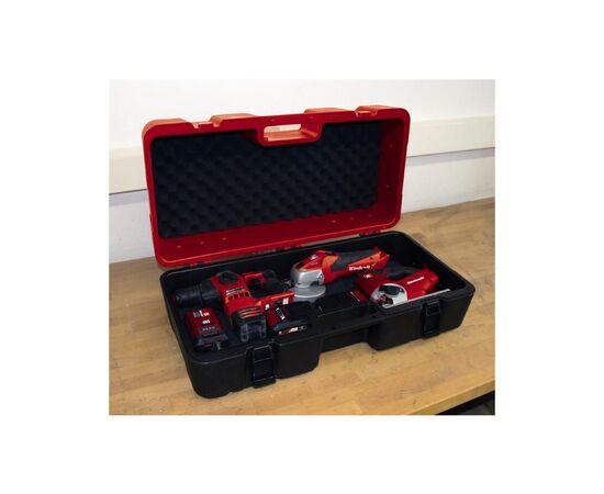 Ящик для инструментов Einhell E-Box L70/35, 50кг, 25x70x35см (4530054), изображение 4 Ящик для инструментов Einhell E-Box L70/35, 50кг, 25x70x35см (4530054), изображение 4