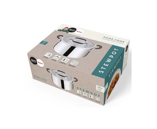 Кастрюля Tefal Jamie Oliver Home Cook 5.4 л (E3184655), изображение 8 Кастрюля Tefal Jamie Oliver Home Cook 5.4 л (E3184655), изображение 8