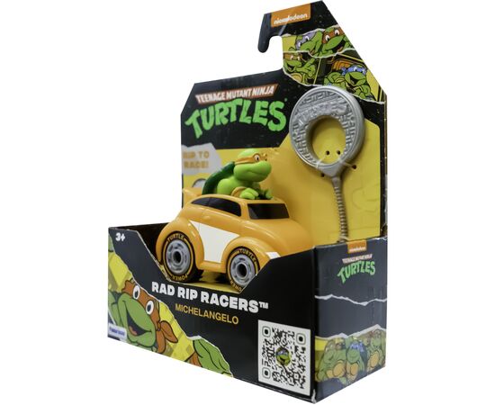 Игровой набор Funrise TMNT Черепашки-ниндзя классические Гонщик с лаунчером Микеланджело (71018), изображение 3 Игровой набор Funrise TMNT Черепашки-ниндзя классические Гонщик с лаунчером Микеланджело (71018), изображение 3