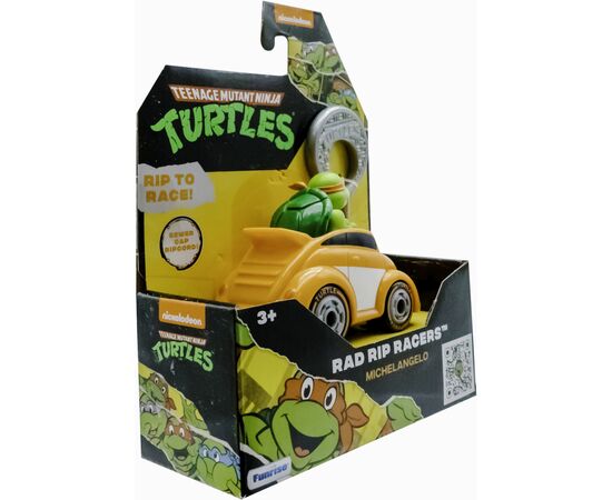 Игровой набор Funrise TMNT Черепашки-ниндзя классические Гонщик с лаунчером Микеланджело (71018), изображение 4 Игровой набор Funrise TMNT Черепашки-ниндзя классические Гонщик с лаунчером Микеланджело (71018), изображение 4