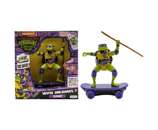 Игровой набор Funrise TMNT Черепашки-ниндзя классические Мастера боевых искусств Донателло movie star 2023 (71057), изображение 2 Игровой набор Funrise TMNT Черепашки-ниндзя классические Мастера боевых искусств Донателло movie star 2023 (71057), изображение 2