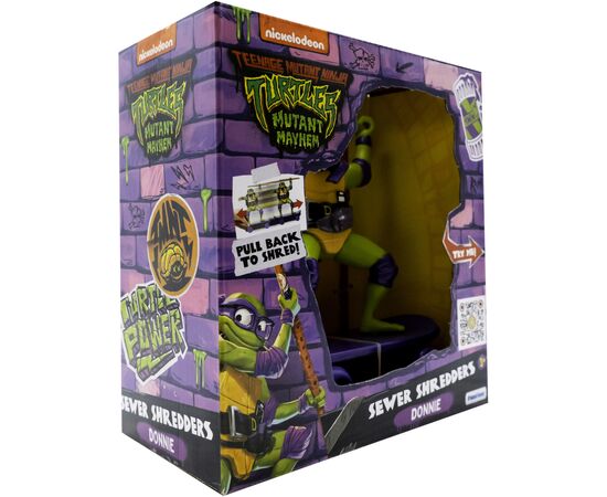 Игровой набор Funrise TMNT Черепашки-ниндзя классические Мастера боевых искусств Донателло movie star 2023 (71057), изображение 3 Игровой набор Funrise TMNT Черепашки-ниндзя классические Мастера боевых искусств Донателло movie star 2023 (71057), изображение 3
