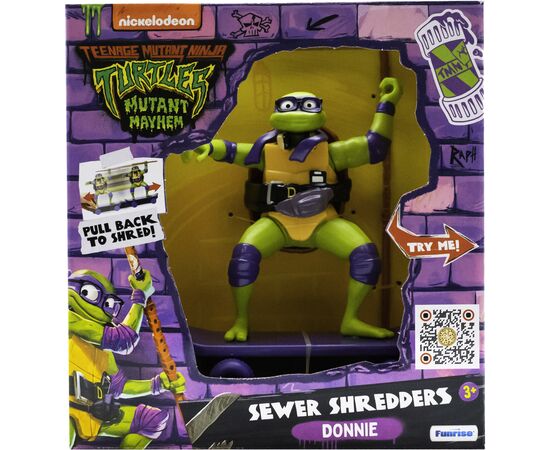 Игровой набор Funrise TMNT Черепашки-ниндзя классические Мастера боевых искусств Донателло movie star 2023 (71057)