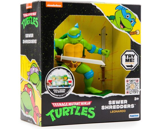 Игровой набор Funrise TMNT Черепашки-ниндзя классические Мастера боевых искусств Леонардо (71021), изображение 2 Игровой набор Funrise TMNT Черепашки-ниндзя классические Мастера боевых искусств Леонардо (71021), изображение 2