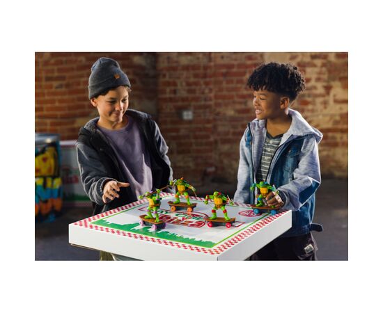 Игровой набор Funrise TMNT Черепашки-ниндзя классические Мастера боевых искусств Микеланджело (71022), изображение 10 Игровой набор Funrise TMNT Черепашки-ниндзя классические Мастера боевых искусств Микеланджело (71022), изображение 10