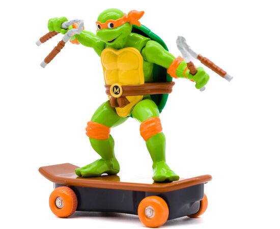 Игровой набор Funrise TMNT Черепашки-ниндзя классические Мастера боевых искусств Микеланджело (71022), изображение 3 Игровой набор Funrise TMNT Черепашки-ниндзя классические Мастера боевых искусств Микеланджело (71022), изображение 3