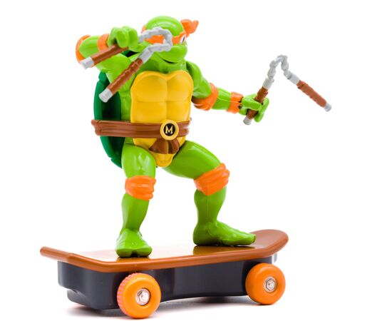 Игровой набор Funrise TMNT Черепашки-ниндзя классические Мастера боевых искусств Микеланджело (71022), изображение 4 Игровой набор Funrise TMNT Черепашки-ниндзя классические Мастера боевых искусств Микеланджело (71022), изображение 4