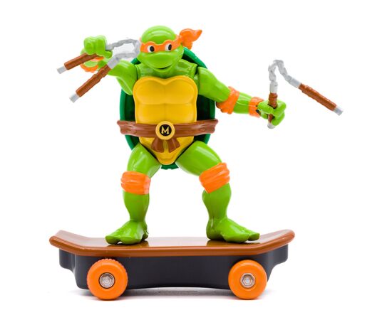 Игровой набор Funrise TMNT Черепашки-ниндзя классические Мастера боевых искусств Микеланджело (71022), изображение 7 Игровой набор Funrise TMNT Черепашки-ниндзя классические Мастера боевых искусств Микеланджело (71022), изображение 7