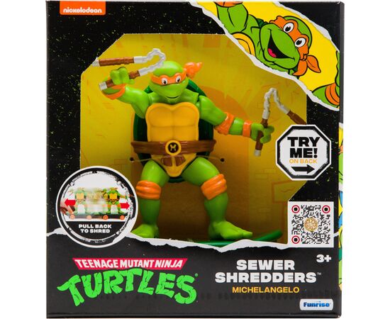 Игровой набор Funrise TMNT Черепашки-ниндзя классические Мастера боевых искусств Микеланджело (71022)