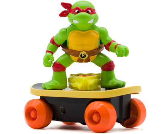 Игровой набор Funrise TMNT Черепашки-ниндзя классические Скейтбордист с лаунчером Рафаэль (71043), изображение 9