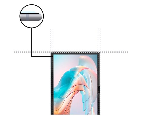 Скло захисне BeCover Oscal Pad 13 10.1" (709616), зображення 5 Скло захисне BeCover Oscal Pad 13 10.1" (709616), зображення 5