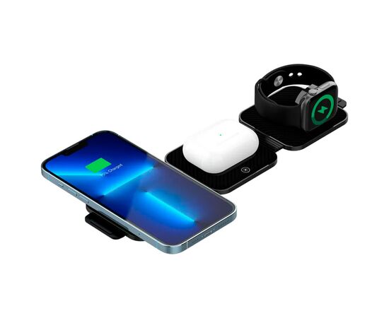 Зарядное устройство Canyon WS-305 Foldable 3in1 Wireless charger (CNS-WCS305B), изображение 5 Зарядное устройство Canyon WS-305 Foldable 3in1 Wireless charger (CNS-WCS305B), изображение 5