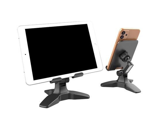 Подставка для планшета Grand-X DT-01 настольный держатель для смартфона (DT-01), изображение 5 Подставка для планшета Grand-X DT-01 настольный держатель для смартфона (DT-01), изображение 5