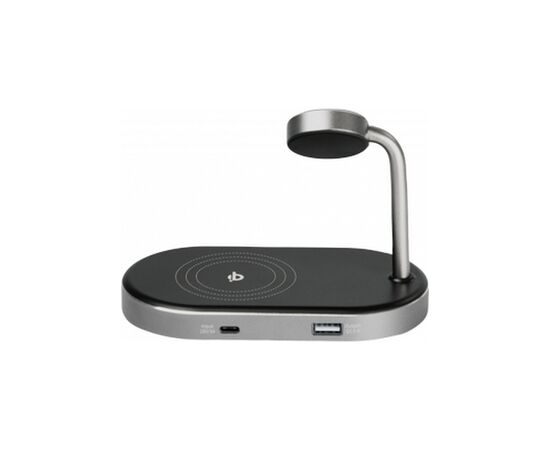 Зарядний пристрій Verbatim 3in1 Apple Watch and iPhone Charging Stand (49556), зображення 4 Зарядний пристрій Verbatim 3in1 Apple Watch and iPhone Charging Stand (49556), зображення 4